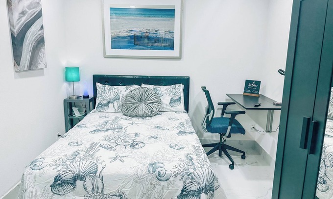 Town N County Park Apartment | Brand new apartment, with a ocean theme! Less than 10 minutes away from Airport