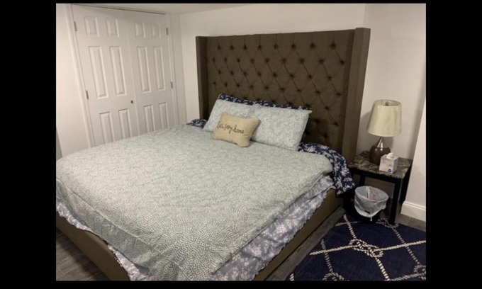 Charles Village House | Brand new bedroom with Tv next JHU