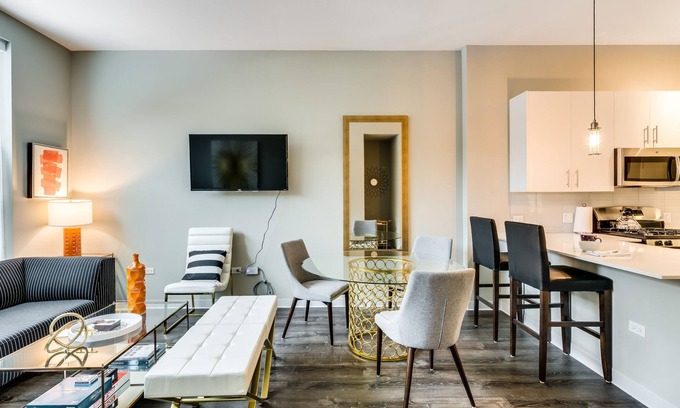 West Town Apartment | Brand-New Building! Secure and Stylish - Great River West Location! by AllSet Turnover