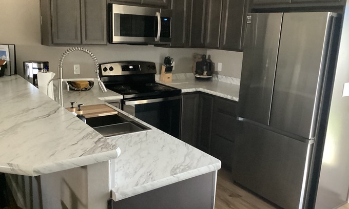 Great Falls Condo | BRAND NEW Charming 2-bedroom condo in fabulous Great Falls with AC, WiFi