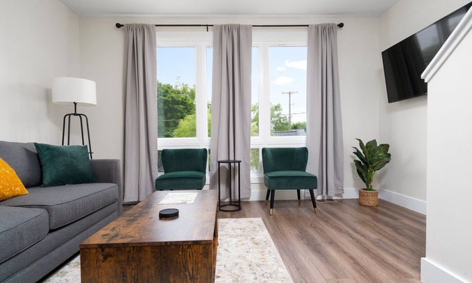 Traverse City Condo | BRAND NEW downtown rooftop condo with water views