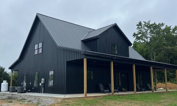 Macon Other | Brand New Farmhouse On 93 Acres On Pond. Beautiful View of Real Working Farm