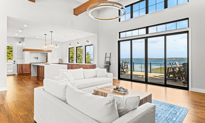 Alexandria House | Brand New Grand Home on Lake Miltona Alexandria 12 Person Hot Tub