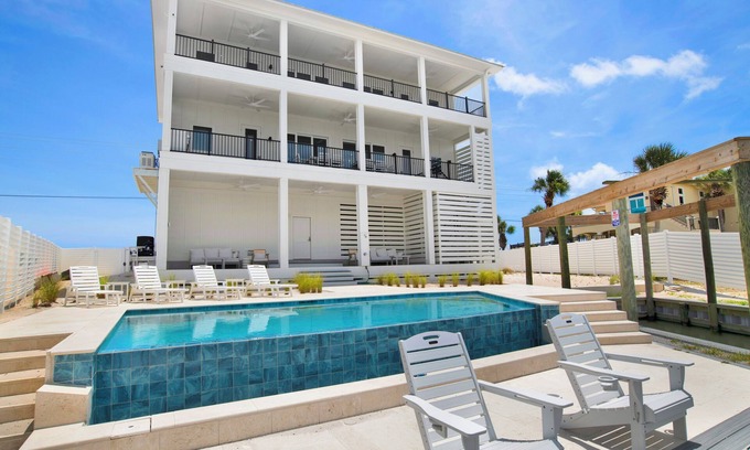 Perdido Key Coves One House | BRAND NEW Gulf & Direct Ole River with Boat Slip, Infinity Pool & Elevator!