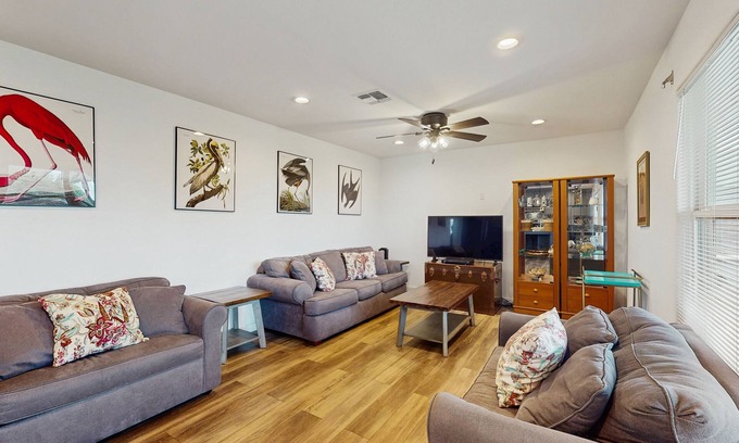 Rockport House | Brand-New Home on the Bay with Huge Covered Deck, Water View & Chef's Kitchen