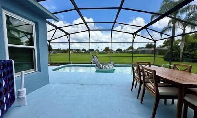 Westridge House | BRAND NEW! Home with pool Near Disney: BBQ, Bar & Games