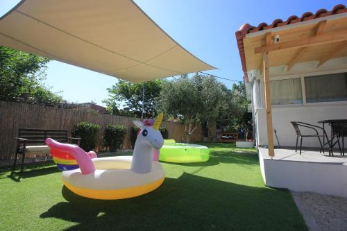 Skafidia House | Brand new house with garden, next to the beach