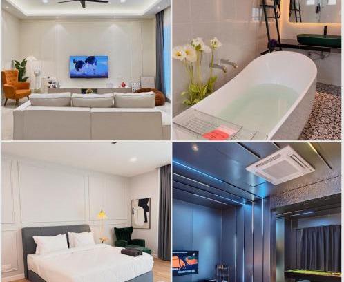 Malacca City House | Brand new house with Karaoke room near to jonker Netflix 18 pax by Doraee Home