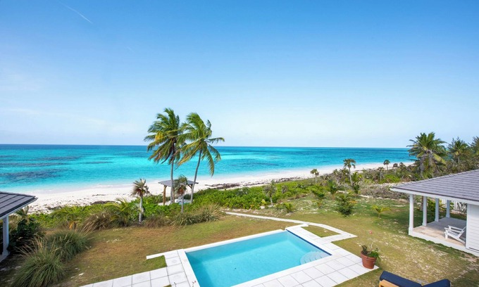 North Palmetto Point House | Brand New Luxury Beachfront Estate with pool on prestigious Banks RD