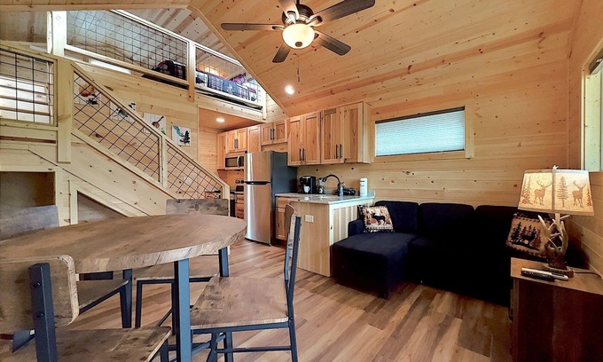 Hiawassee Cottage | Brand New! Lakeview Tiny Home in Downtown Hiawassee