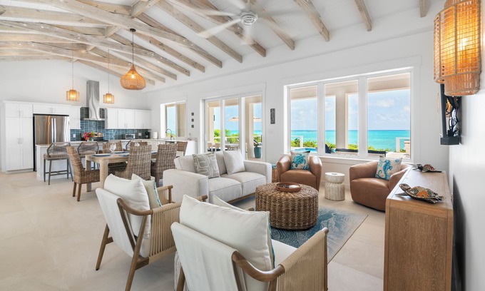 Great Exuma Villa | BRAND NEW - Stunning Water Views, Pool & Pickleball Court, Prime Location!