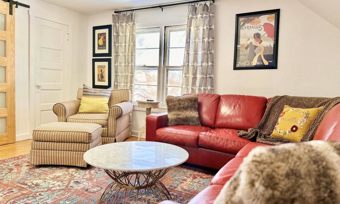 Oskaloosa Condo | Brand New Stylish Condo near Trails & Downtown