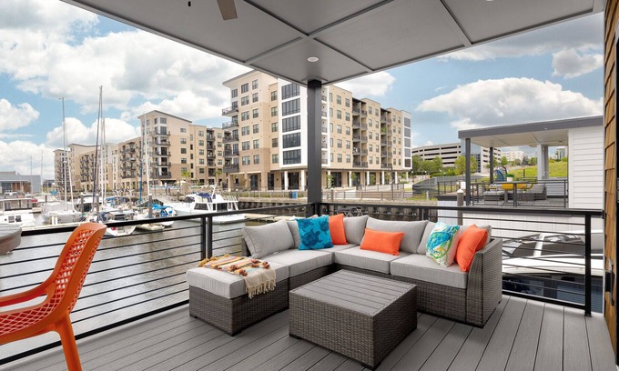 River District Villa | Brand new Wilmington historic district houseboat villa.