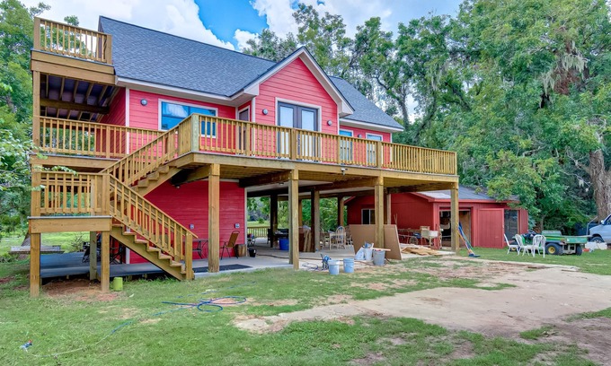 Texas Gulf Coast Region House | Brazos Bend Tree House on Big Creek