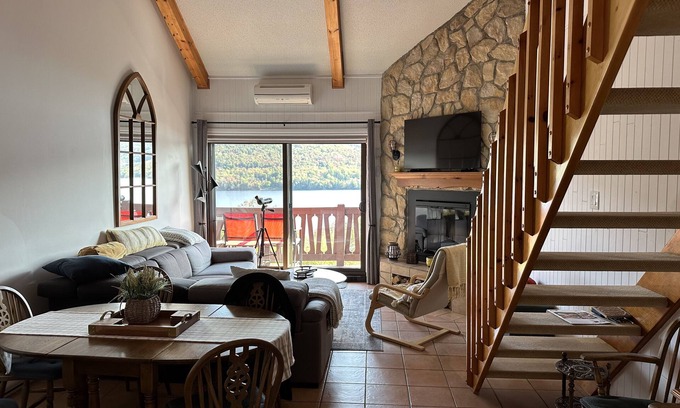 Mont-Tremblant Condo | Breathtaking lake and mountain view 2 bdrm condo