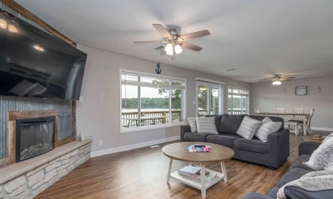 Barnett House | Breathtaking Lake Views & Grand Dock Await You!