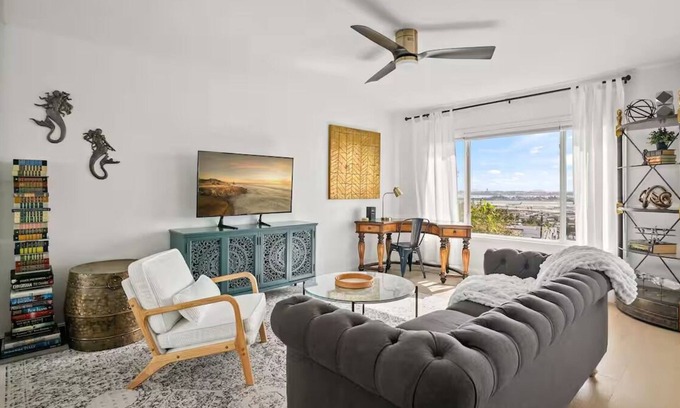 Mission Hills Condo | Breathtaking views! Convenient location. 2-bedroom condo. AC in sunny San Diego.