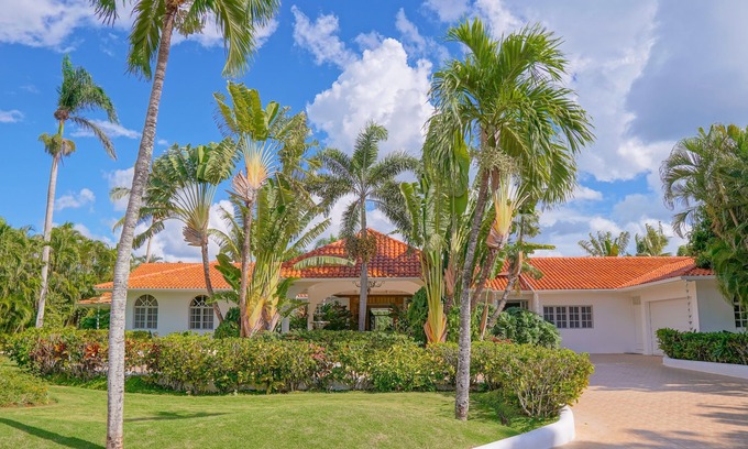 Casa de Campo Villa | Breathtaking Villa Overlooking Golf Course Within Walking Distance to Beach
