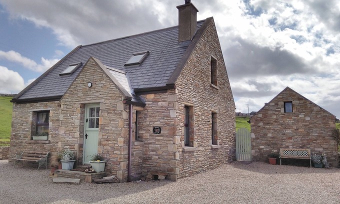 Dunfanaghy Cottage | Breifne Cottage, Traditional Stone Cottage with Views over Dunfanaghy Bay