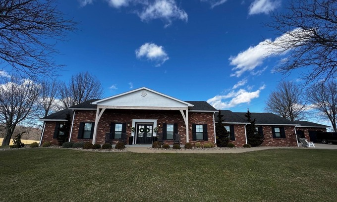 Ohioville House | Brick Ranch in Country Setting