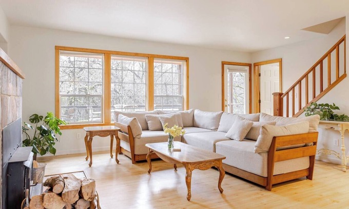 Volcano House | Bright 2BR in Charming Gold Rush Town w/Cozy Fireplace & Tree Views