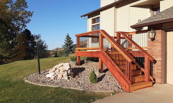 Rapid City House | Bright and airy residential home with foothills view