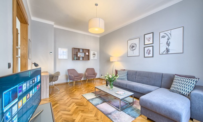 Josefov Apartment | Bright And Spacious Historical Two-Bedroom Apartment | Dusni