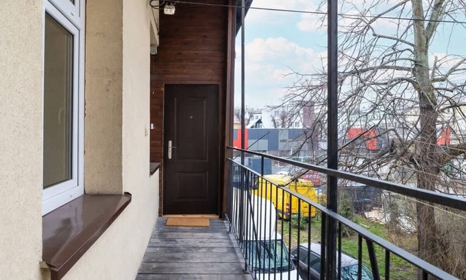 Rzeszow Apartment | Bright Apartment | Balcony | Bedroom