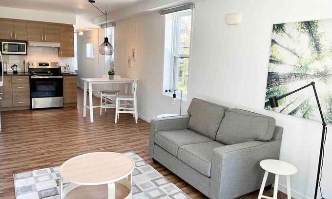 Vieux-Limoilou Apartment | Bright apartment in Old Limoilou.