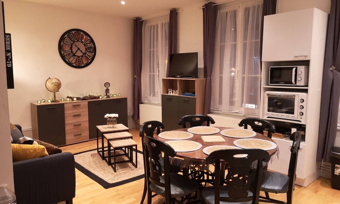 Cany-Barville Apartment | Bright, comfortable family duplex