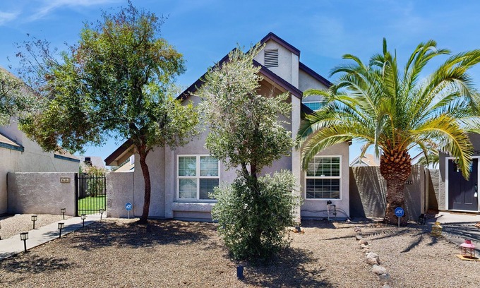 Rose Garden Place House | Bright home w/large yard, sparkling pool, firepit & grill - plus work desk