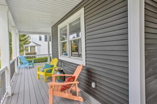 Ludington Apartment | Bright Lower-Level Unit about 1 Mi to Lake Michigan