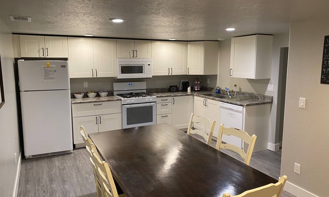 Logan House | Bright modern stay near USU with private entrance