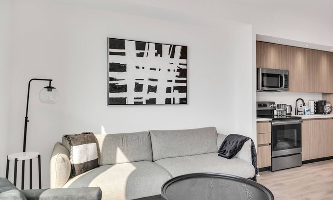 McLean Apartment | Bright Monochromatic 2BR in Tysons w/Amenities + Pools/Gym/Boro Area