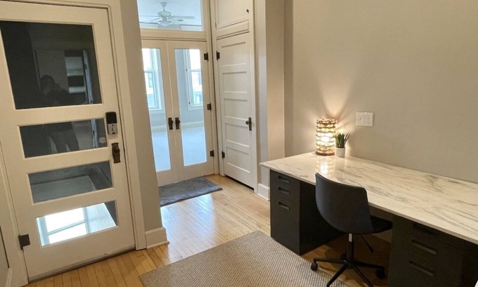 De Pere Condo | Bright, Spacious Property in Downtown DePere Overlooking Fox River