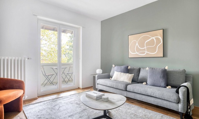 St. Johann Apartment | Bright St. Johann 3 Room w/Storage & W/D, nr Local Market, by Blueground