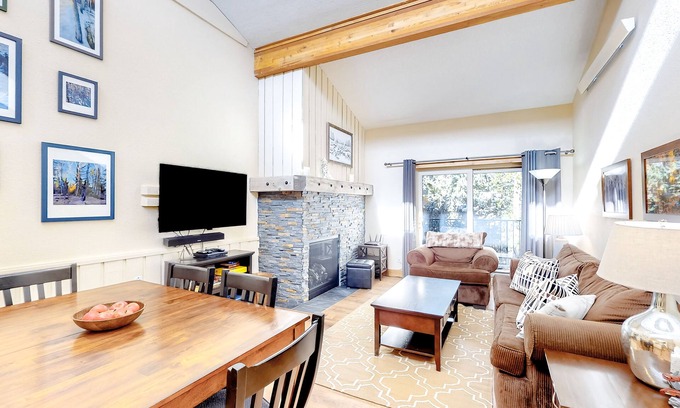Winter Park House | Bright, welcoming condo with pool, hot tub, gas fireplace, fitness room, balcony
