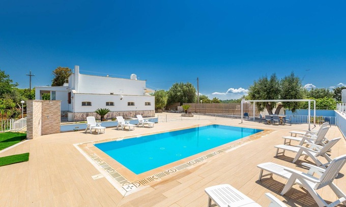Fumarola Villa | Brilliant Ostuni Villa | 4 Bedrooms | Villa Galatosa | Large Open Terrace with.