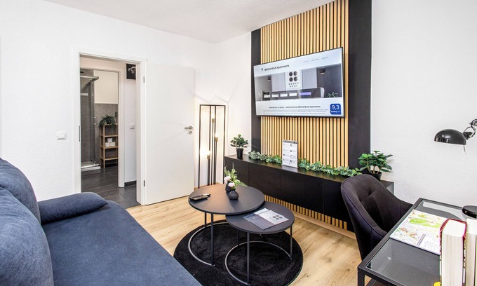 Magdeburg Apartment | BROCKHEUS Apartments: Black Diamond Apart. I Center I Parking I Wi-Fi I Kitchen