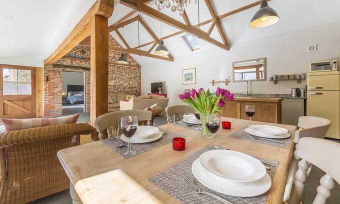 Ridlington Cottage | Bromholm Barn is set within a rural location, surrounding by beautiful open countryside