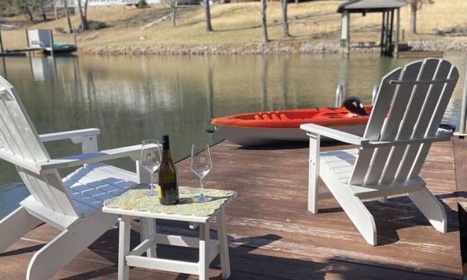 North Shore House | Brown Dog's Bluff - dog friendly - Incredible game room, private dock, coffee bar.What a vacation spot!
