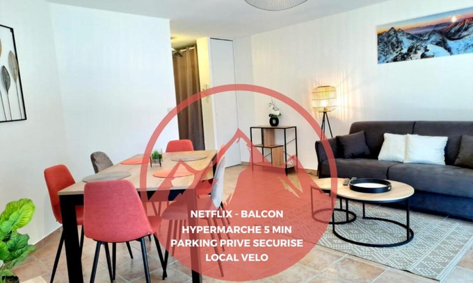 Bonneville Apartment | Browny Home*Vue montagne*proximité grands axes