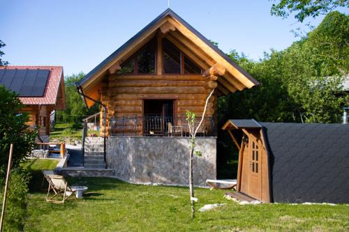Krka House | Brunarica Biopark -Log house Biopark