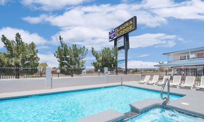 Pecos House | Budget-friendly Accommodation at Knights Inn Laura Lodge Pecos! BBQ, Onsite Pool!