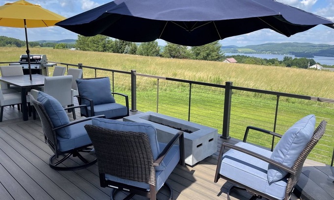 Richfield Springs House | Budnick's Lakeview Stunning long distance lake views overlooking Canadarago Lake
