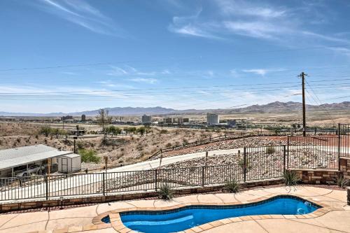 Sunridge Estates House | Bullhead City Home with Private Pool, Hot Tub and View