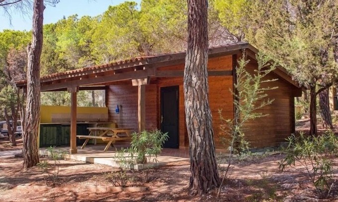 Cala Gonone House | Bungalow for 4 people, 4 star camping of Cala Gonone, 200 m away from beach