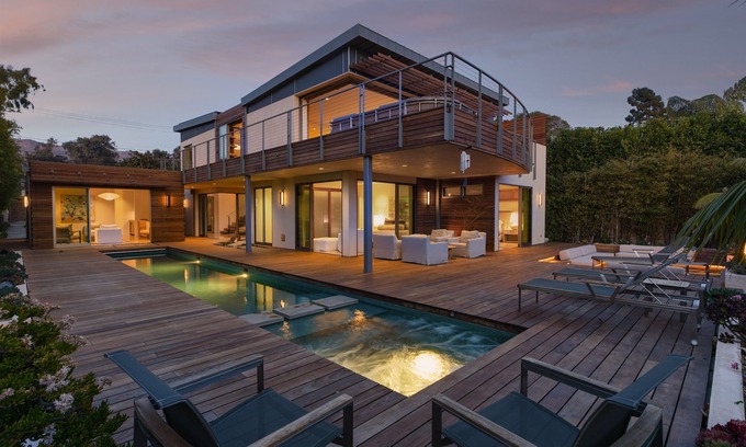 Montecito House | Butterfly Beach Villa | Pool, Cabana & Ocean Views