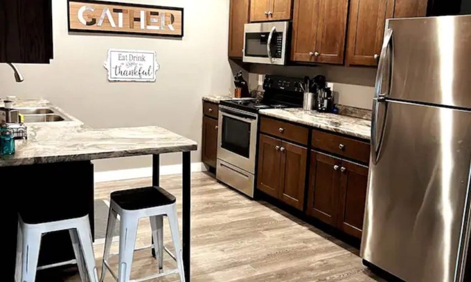 Decorah Apartment | Butterfly Park Retreat #6 - Centrally located to Decorah's Top Attractions!