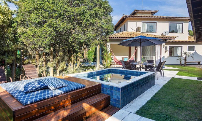 Praia Rasa House | BZ6 Gourmet Area and Swimming Pool 200m from the beach